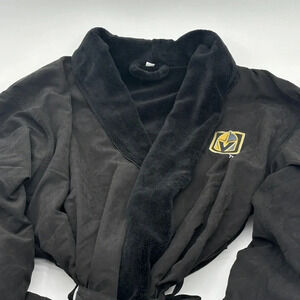 Las Vegas Golden Knights Northwest Silk Touch Adult Bath Robe Sz S/M‎ Black